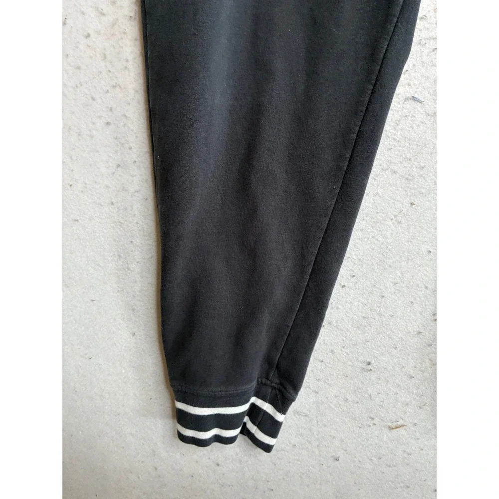 Jordan Mens Flight Fleece Joggers Black Striped Cuffs Sweatpants XL CV2249-010